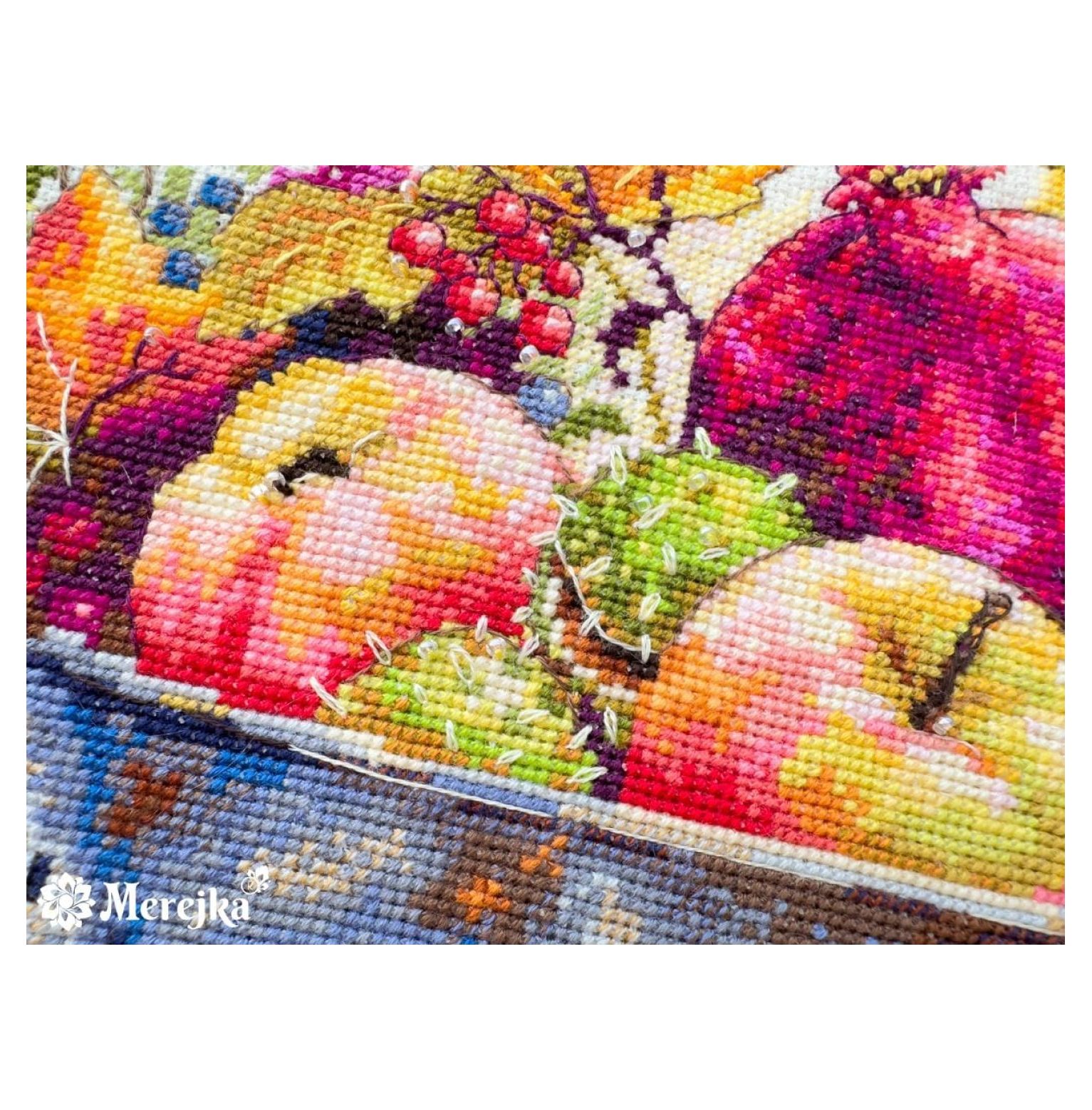Counted Cross Stitch Kit September Dew, ecru