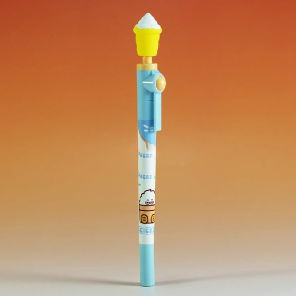 Under $1, Ballpoint Pen, Food Theme Ballpoint Pen, 1Ml Ink, 6 Styles for Office & Creative Note Taking, Click Pen, Multi-Color by Goohae