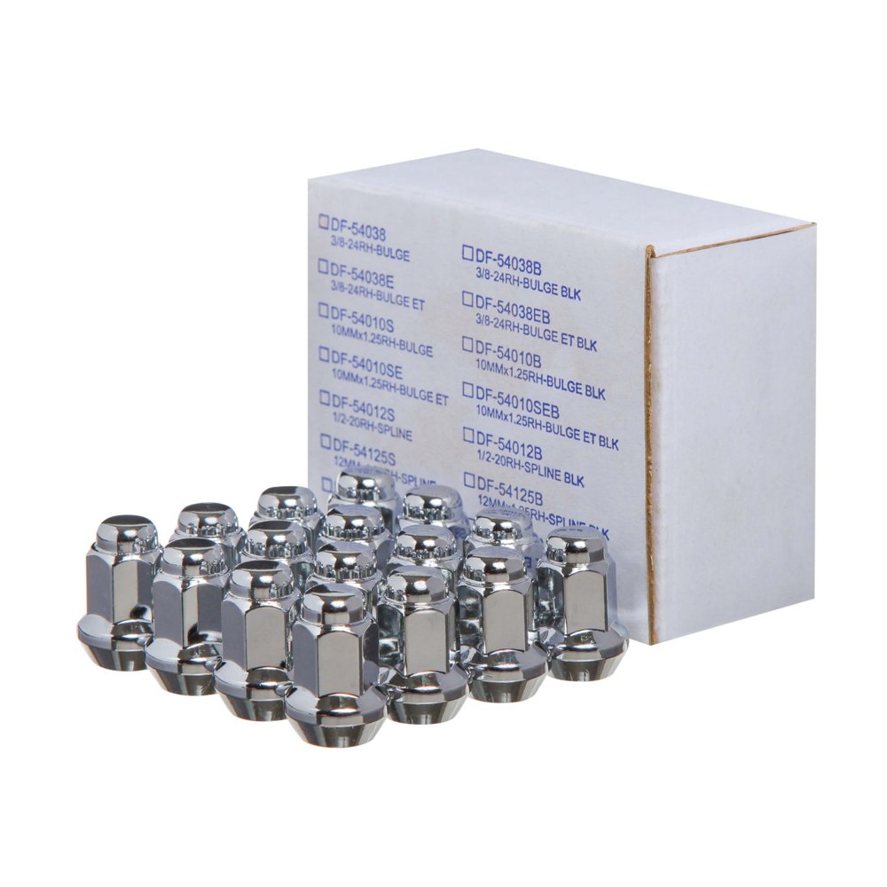 WCA Conical Lug Nut Kit (16) 217820 Chrome 217820