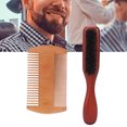 thumbnail image 4 of Beard Comb, Beard Comb Brush Set Wooden Double  For Husband For Boyfriend, 4 of 8