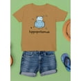 thumbnail image 3 of Jkids Hippopotamus Drawing T-Shirt Juniors -Image by Shutterstock,  Large, 3 of 4