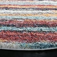 thumbnail image 3 of SAFAVIEH Calista Nikola Abstract Area Rug, Rust/Gold, 6'7" x 6'7" Round, 3 of 11