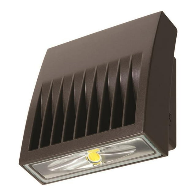 Lumark Crosstour 18W LED Wall Pack Bronze Aluminum Hardwired 1418 Lumens 277 Volt