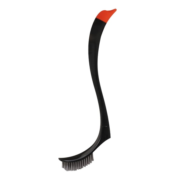Original Toilet Brush, No Dead Angle Design for Efficient Toilet Cleaning, Curved Head, Soft Bristles, Multifunctional Bathroom Brush with Lid