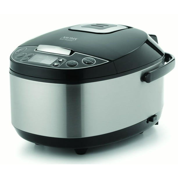 AROMA Professional 12-cup (Cooked) Digital Rice Cooker, Food Steamer and  Slow Cooker (ARC-616SB)