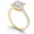 thumbnail image 2 of 1-1/2 Carat T.W. Diamond Single Halo 14kt Yellow Gold Engagement Ring, 2 of 5
