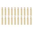 thumbnail image 1 of Uxcell 20Pcs 13mm PogoPins de resorte cargados, conector de pin de prueba de corriente de cabezal de cobre chapado en oro para conducción eléctrica, 1 of 6