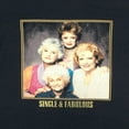 thumbnail image 2 of The Golden Girls Single and Fabulous Junior Women's T-Shirt Tee, 2 of 2