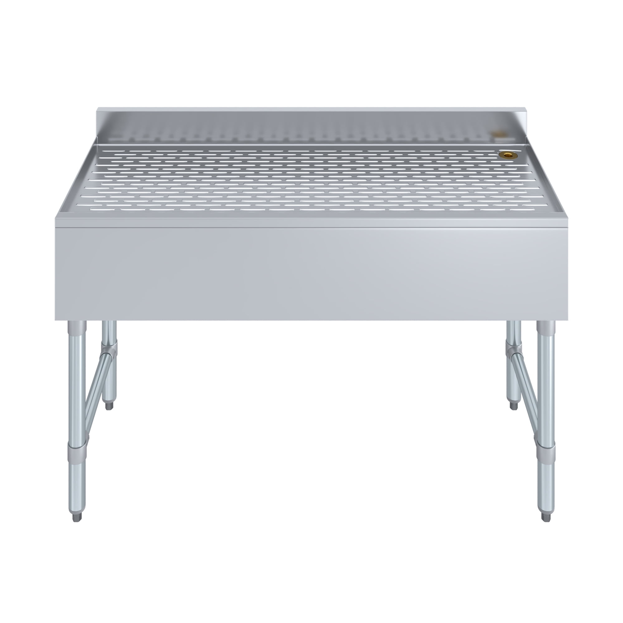 Underbar Stainless Steel Drainboard 18-1/2 in. x 48 in. x 30 in. H with 3 in. Backsplash