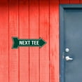 thumbnail image 3 of Arrow Shape Next Tee Left 12x4" Wall or Door Sign | Golf Signage, 3 of 7