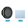 thumbnail image 3 of Unique Bargains 28mm Lens Cap, 2 Pack Sides Pinch Snap Camera Lens Cover for Front Lens, Black, 3 of 7