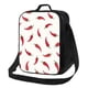 thumbnail image 1 of Disketp Chili Bolsa Térmica Estampada para Almuerzo, Lonchera para Hombres y Mujeres Adultos, 1 of 7
