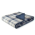 thumbnail image 4 of Velvet Plush Sherpa Blanket 90" x 96", Queen, Lars Plaid, Soft Cozy, 4 of 4