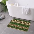thumbnail image 7 of Non Slip Door Mat, Dark Green Vintage Corn Pattern Fast Drying Bath Tub Mats, Absorbent Bathroom Rugs Entrance Welcome Mat, Bath MatS for Tub, Floor, Home, Kitchen, Hotel,16x24in, 7 of 7