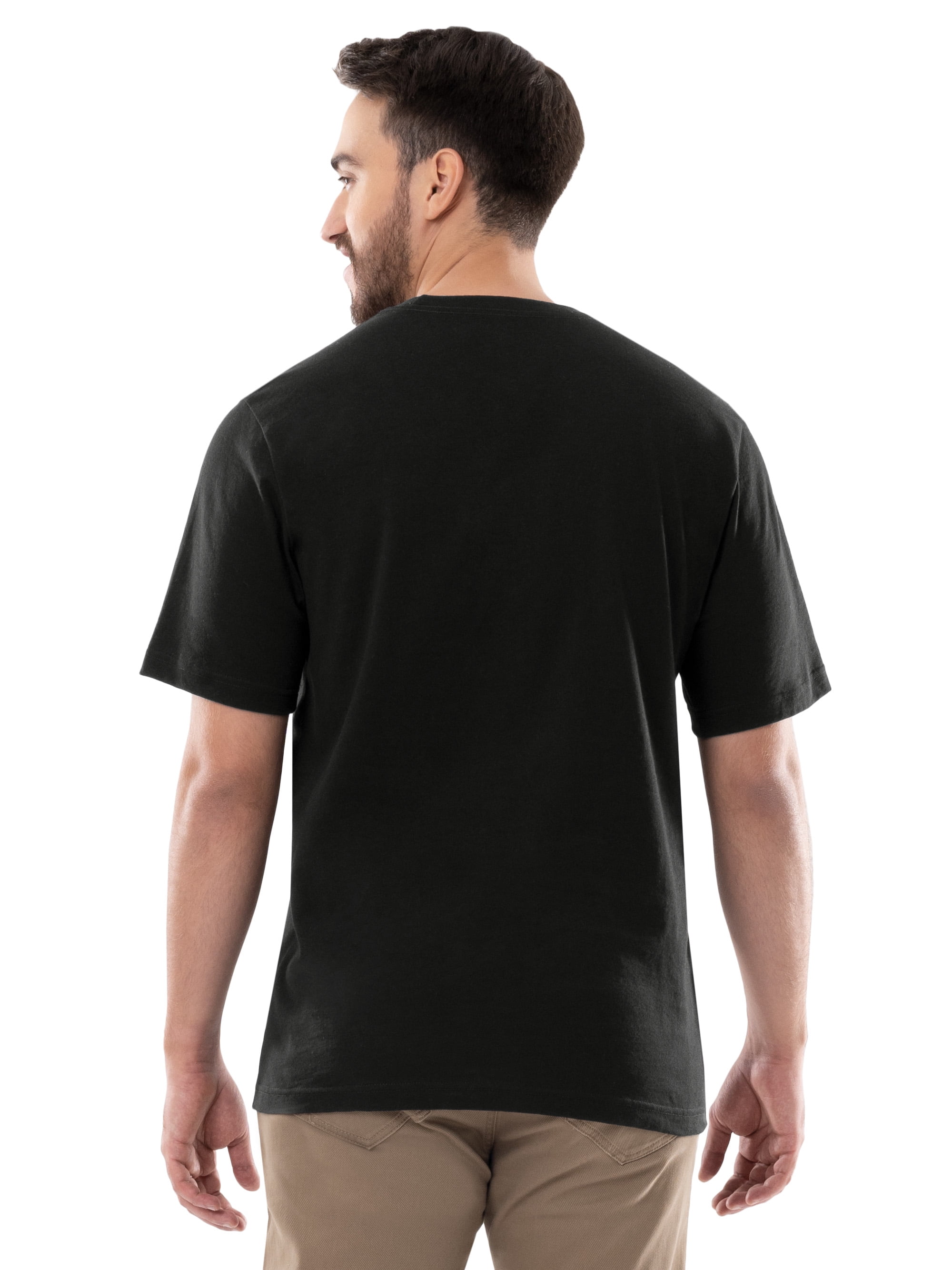 Brahma Men's Short Sleeve Workwear T-Shirt, Size S-4XLT (Men's, Big Men's, and Tall)