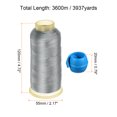 thumbnail image 2 of Unique Bargains Polyester Embroidery Thread Thread Spools Savers Kit, Grey Black Blue, 2 of 6