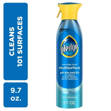 Pledge® Everyday Cleaner™ Multi Surface Cleaner, All Purpose Cleaner, Aerosol, Rainshower Scent, 9.7 oz