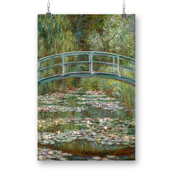 Bridge Over A Pond Poster - Claude O. Monet Designs,