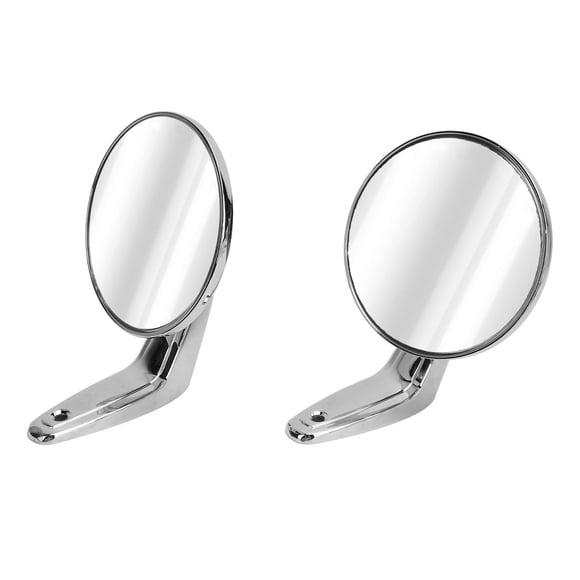 Rétroviseurs de Voiture Chromés, Vision Claire Argentée Conduite 2 Pcs Rétroviseur Extérieur 2802834 pour Belvedere Fury III GTX