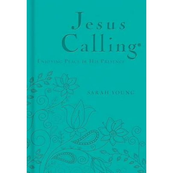 Pre-Owned Jesus Calling, Teal Leathersoft, with Scripture References: Enjoying Peace in His Presence (a 365-Day Devotional) - The Perfect Christian Len... (Imitation Leather) 0529100770 9780529100771