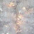 thumbnail image 4 of Northlight 3' Pre-Lit LED Snow White Medium Artificial Christmas Tree - Clear Lights, 4 of 6