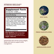 Herbs, Etc. Stress ReLeaf Softgels, Soothing Relaxation Support, 60 Count (60 Servings)