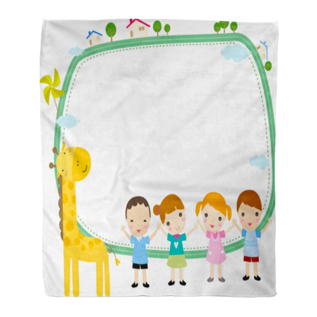 NUDECOR Flannel Throw Blanket Pink Child Children and Purple Cartoon School Border Kindergarten Soft for Bed Sofa and Couch 50x60 Inches | Walmart Canada NUDECOR Flannel Throw Blanket Pink Child Children and Purple Cartoon School Border Kindergarten Soft for Bed Sofa and Couch 50x60 Inches | Walmart Canada