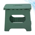 thumbnail image 2 of 1Pc Small Foldable Stool Portable Folding Taboret Pure Color Folding Stool for Home Office Bathroom (Green), 2 of 4