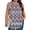 Brown Blue Floral, variant on Fantaslook Plus Size Tank Tops for Women Tunic Sleeveless Shirts Dressy Casual Floral Blouses Loose Summer Tops