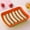 Orange, variant on Ovzne 6-Cavity Silicone Sausage Ham Mold – Thickened With Lid, High-Temperature Resistant, Baking Molds For Hot Dogs, Easy To Clean (Blue, 17.513.53.2Cm)