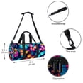 thumbnail image 5 of Butterfly All-Purpose Basketball Bag, Yoga Bag, Carry on Bag, Soccer Bag - 17.7 Inches with Interior Zipper Pocket, 5 of 6