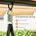 thumbnail image 6 of Laijoy Outdoor Swing Chair Glider Patio Hammock Converting Flatbed w/ Adjustable Canopy, 6 of 8