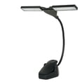 thumbnail image 4 of Rechargeable Dual Head Music Stand Lamp, Clip On Flexible Gooseneck Reading Light With 28 LED Beads, Dimmable Eye Care Sheet Music Lamp USB Powered Portable Practice Light For Piano And Desk, 4 of 9