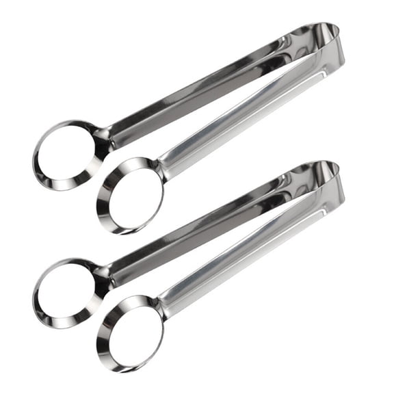 2Pcs Egg Tool Tongs Stainless Steel for Kitchen Cooking and Serving