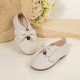thumbnail image 5 of Meckior Toddler Dress Girls Shoes Mary Jane Bowknot Soft Sole Princess Shoes for Little Kids, 5 of 8