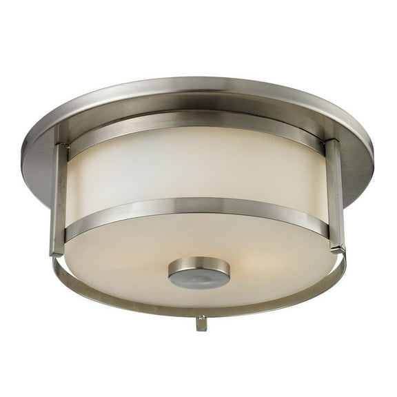 2 Light Flush Mount in Art Moderne Style 11 inches Wide By 5 inches High Bailey Street Home 372-Bel-1776939