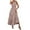 Brown Womens Summer Dress, variant on USSUMA Sundresses for Women Plus Size Women One Shoulder Sleeveless Maxi Dresses Casual Summer Boho Pleated Dresses Smocked High Waist Floral Print Swing Long Dress