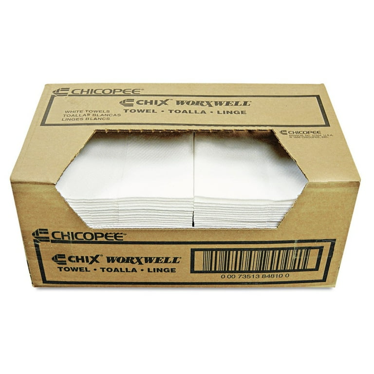 Durawipe Shop Towels, 13 x 15, Z Fold, White, 100/Carton Durawipe Shop Towels, 13 x 15, Z Fold, White, 100/Carton