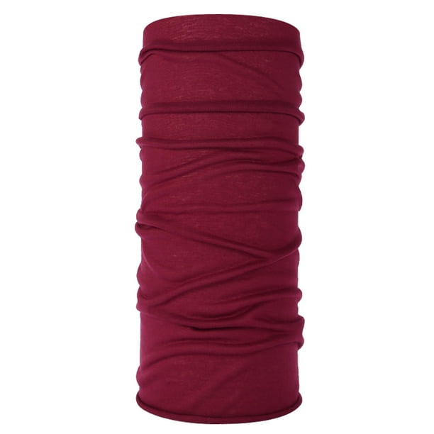Turbante mágico de color sólido sin costuras para exteriores, máscara para andar en bicicleta para hombres y mujeres, conjunto para el cuello, bufanda a prueba de viento y sol para verano