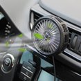 thumbnail image 2 of Alician Air Vent Fan USB Fan Outlet Light LED Light Mini Electric Car Fan, 2 of 9
