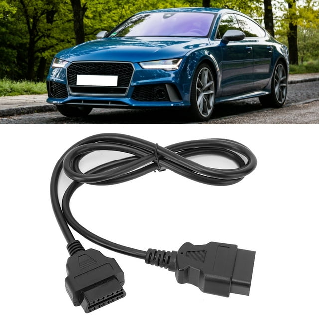 Cable Adaptador De Diagnóstico De Automóvil De 16 Pines Para Cable De Extensión OBD Macho A Hembra Elm327 1,5 M / 4,9 Pies