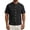 Black, variant on Waffle Knit Button Down Shirts for Men Casual Short Sleeve Collarless Tops Lightweight Summer Lounge Streetwear Clothes Green XL