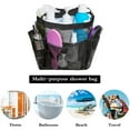 thumbnail image 2 of Chok 8 Pocket Portable Quick Dry Travel Tote Carry Handle Gym Dorm Shower Caddy Mesh Black, 2 of 5