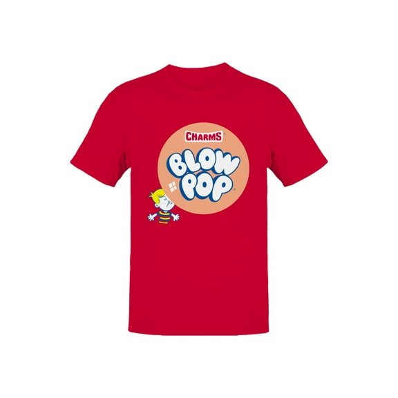 Officially Licensed Blow Pop Lollipop Candy Charms Treat Men's T-shirt