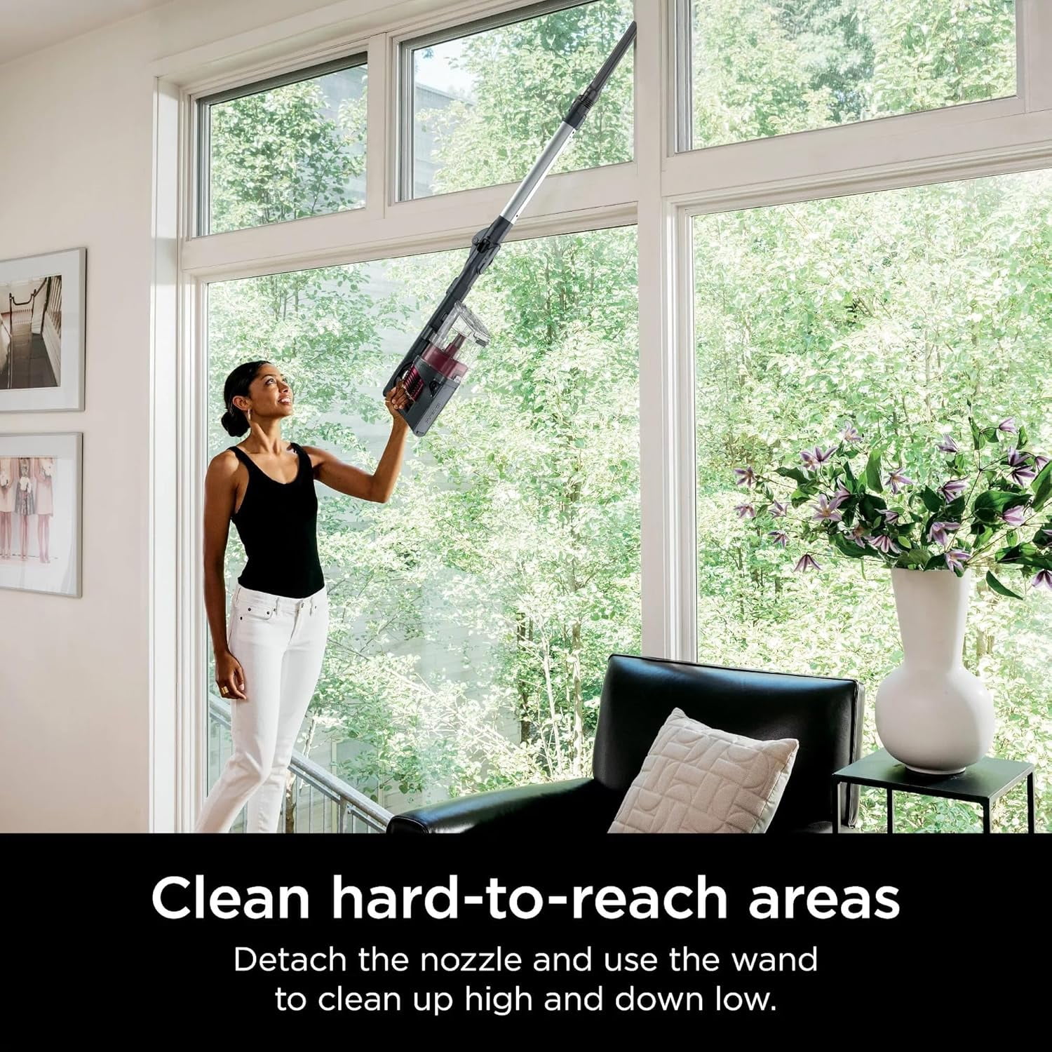 Shark, Vertex Cordless Stick Vacuum with DuoClean PowerFins, HEPA, 60 Min Run Time, Multicolor
