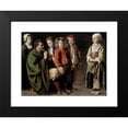 thumbnail image 2 of Antoine Le Nain 18x14 Black Modern Framed Museum Art Print Titled - The Village Piper (1642), 2 of 5