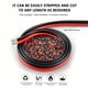 thumbnail image 5 of Cable de calibre 16, 150 pies, 16/2, cable de extensión de conexión de cable eléctrico rojo, negro, 12/24 V, 2 cables 16 AWG para tira de luces LED,Cable 16AWG 2, 5 of 12