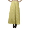 thumbnail image 6 of Moomaya Printed High Low Crop Top Kurti Palazzo Set Ethnic Indian Clothing Set For Womens, 6 of 8