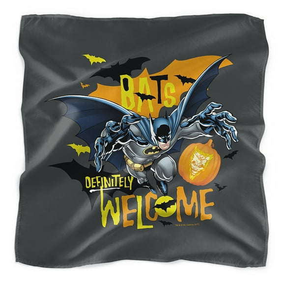 Batman Bats Welcome Bandana (21 in x 21 in)