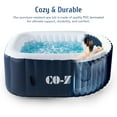 thumbnail image 4 of Portable Inflatable Tub w 120 Massaging Jets for Patio Backyard & More, 4 of 11